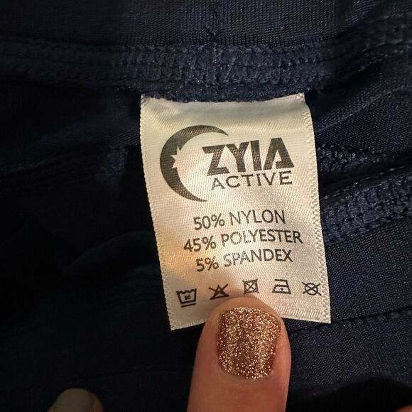 Zyia • Navy Blue Cozy Jogger Pants size medium - Picture 7 of 8